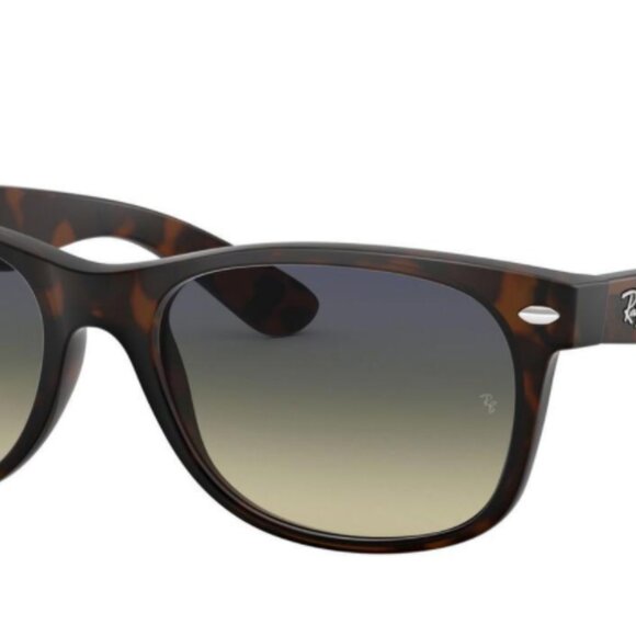 RAY BAN | NEW | NEW WAYFARER SMALL | 2132 894 - 76 | MATTE HAVANA | GREY - Picture 1 of 4